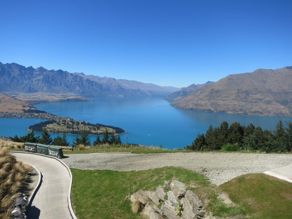 Ausblick vom Bob´s Peak in Queenstown .... alias Disneyland 