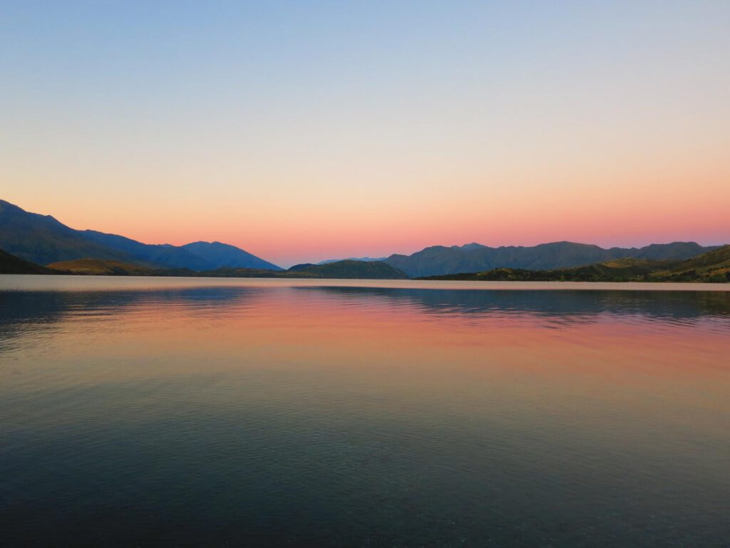 Sonnenuntergang am Lake Wanaka