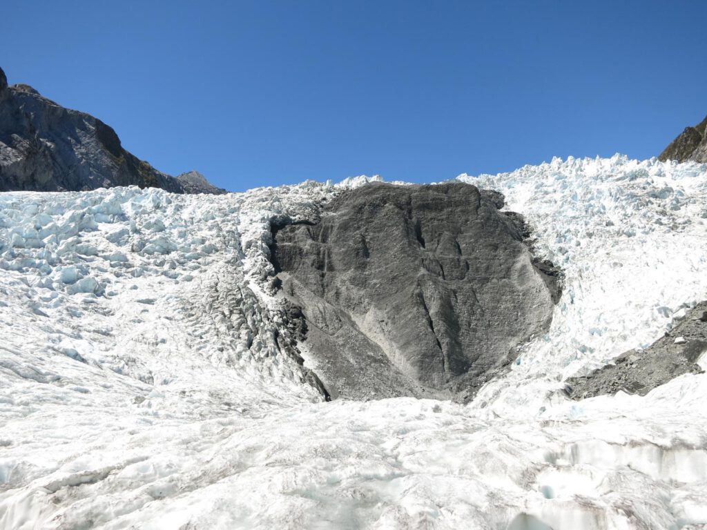 Wir stehen auf dem Franz Josef Gletscher! 