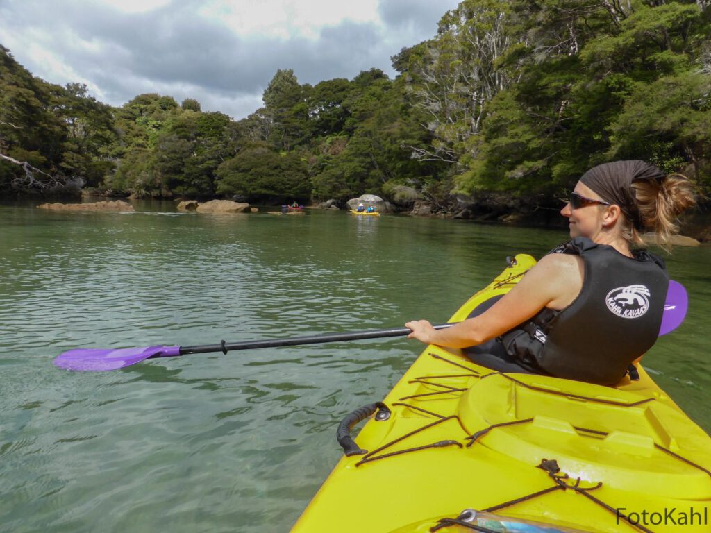 Zweifelsohne einer der besten Ausflüge - Paddeln im Abel Tasman Nationalpark