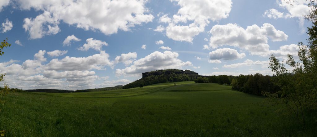 Der Pfaffenstein Blick aus Süden 