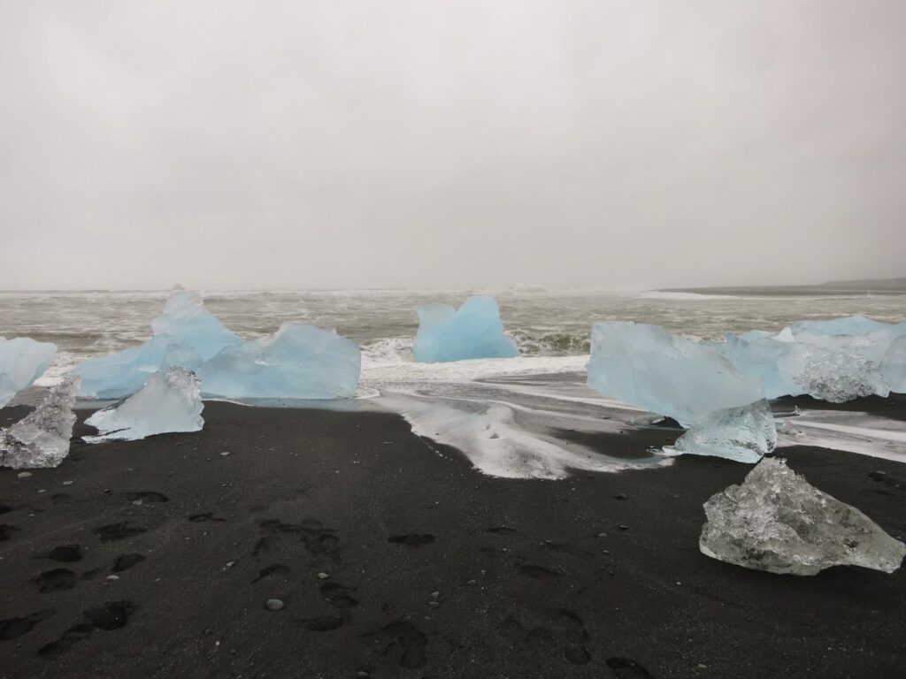 Riesige Eisbrocken am Meerensstrand!!! 