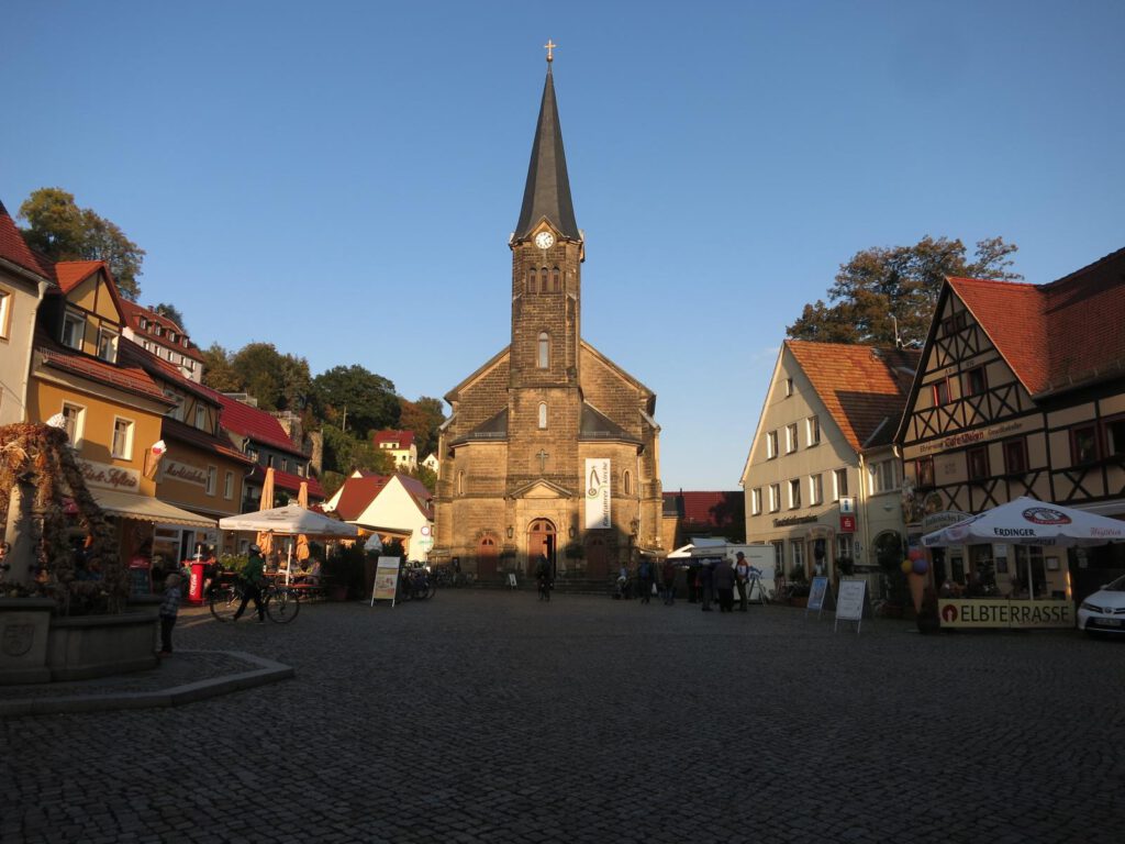 Marktplatz in Wehlen 