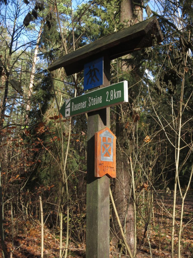 Wanderweg Richtung Aussichtsturm Rauen 