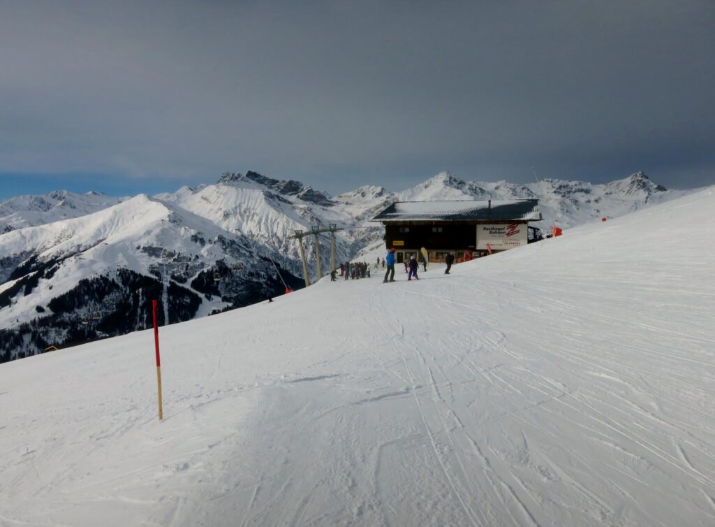 Fahrt Richtung Eggalm - vorbei an der Rastkogelbahn 