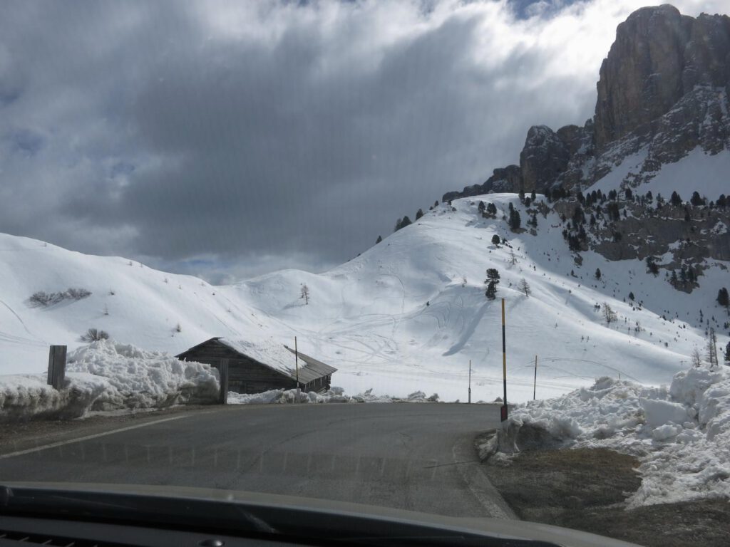 Streetfoto: Fahrt über das Grödnerjoch