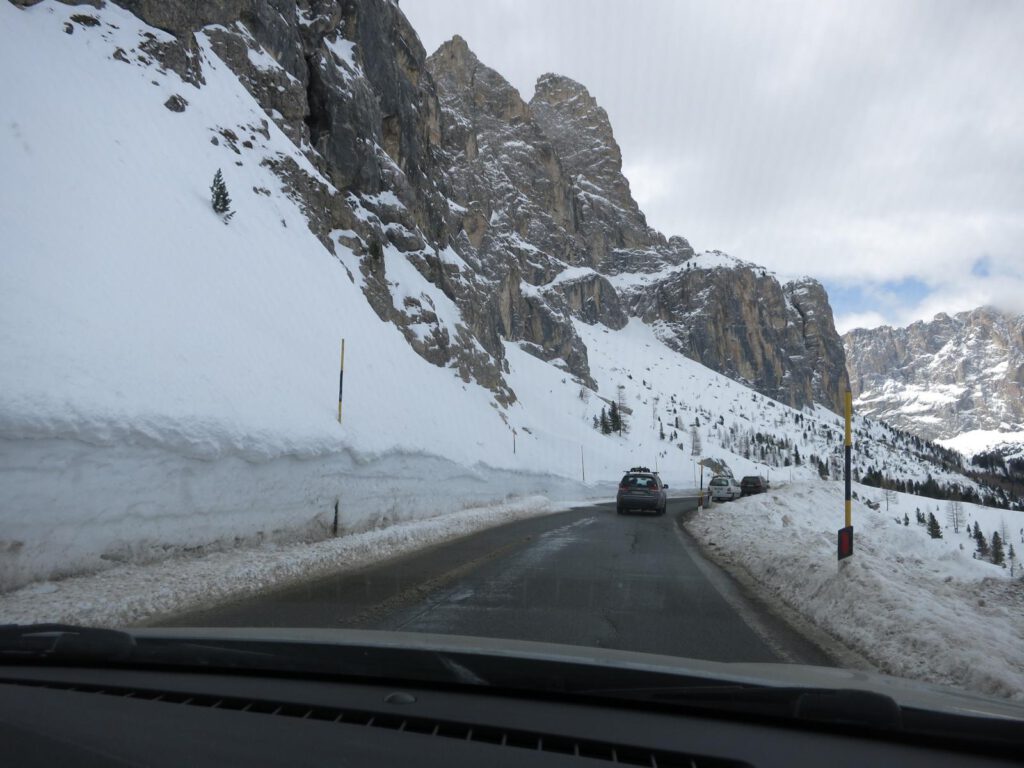 Streetfoto: Fahrt über das Grödnerjoch