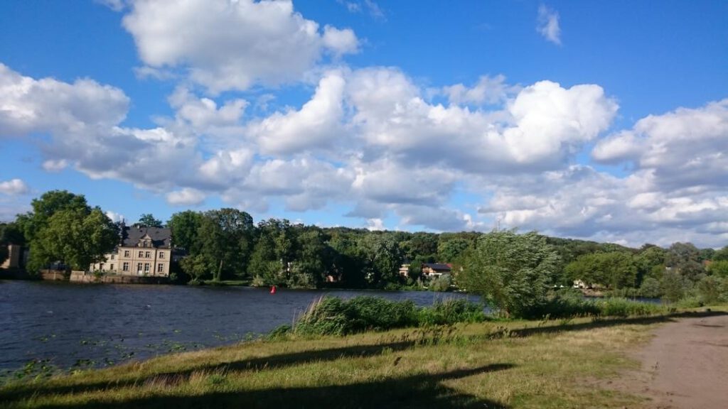 Auf dem "Drive" - Park Babelsberg
