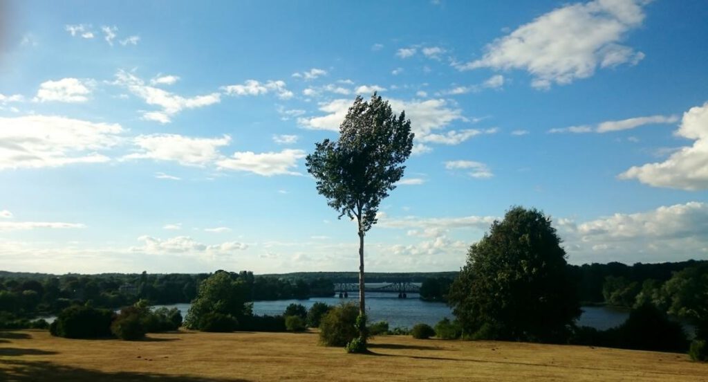 Blick Richtung Glienicker Brücke
