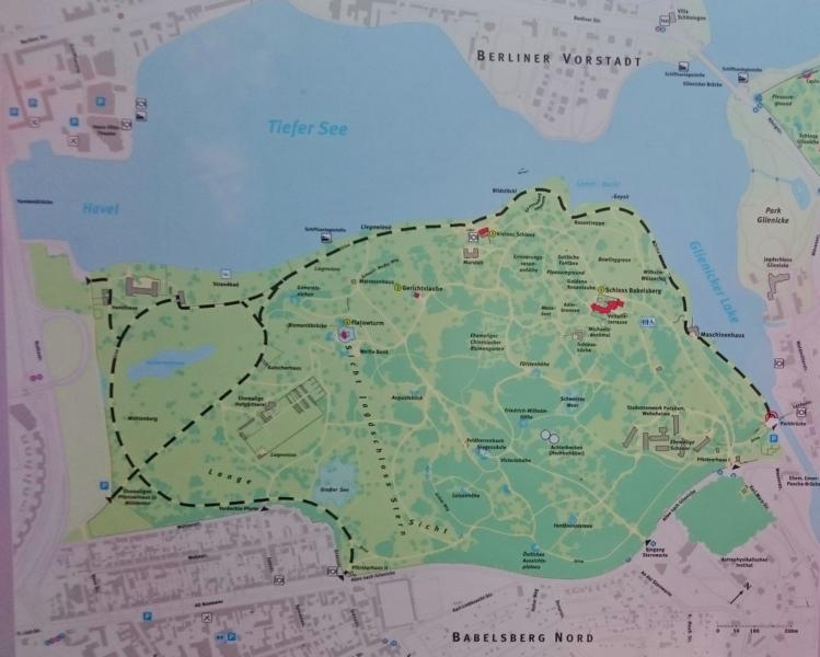 Karte Park Babelsberg 