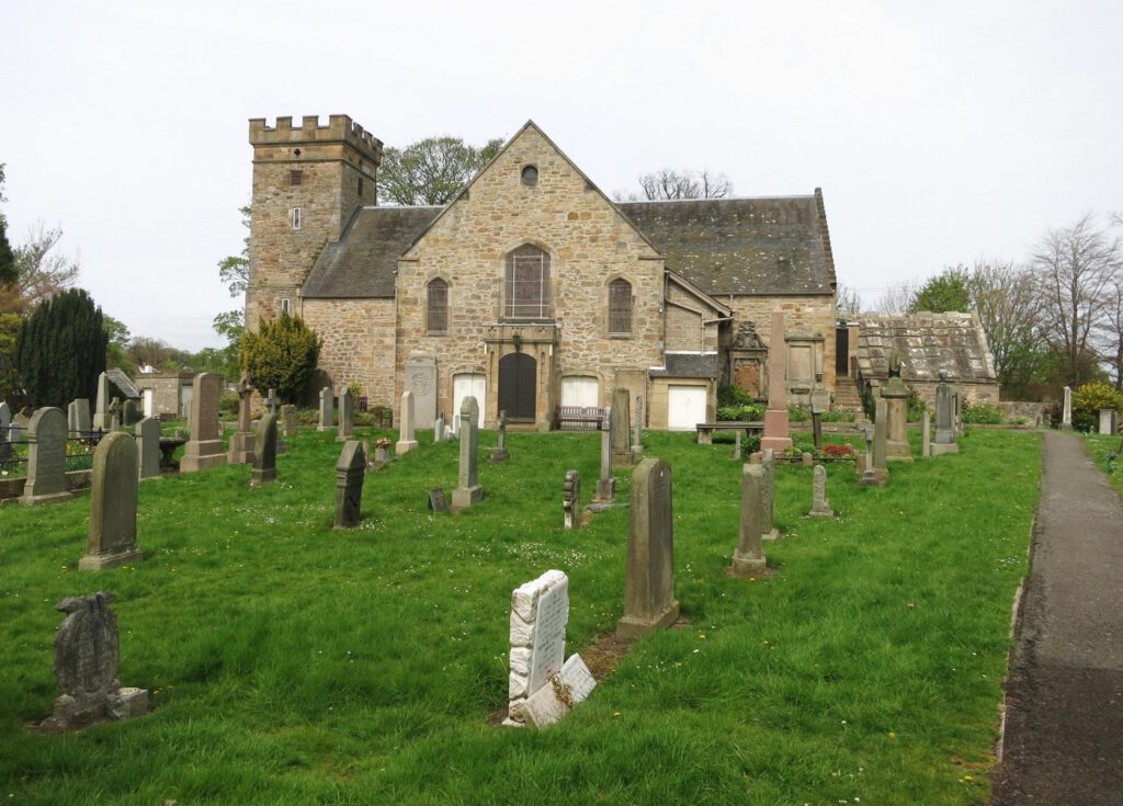 Cramond Kirche und Friedhof