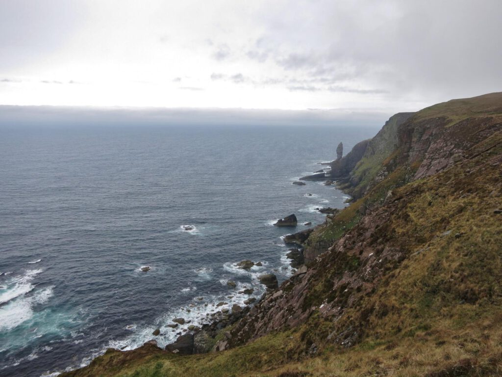 Erster Ausblick zum Old Man of Stoer