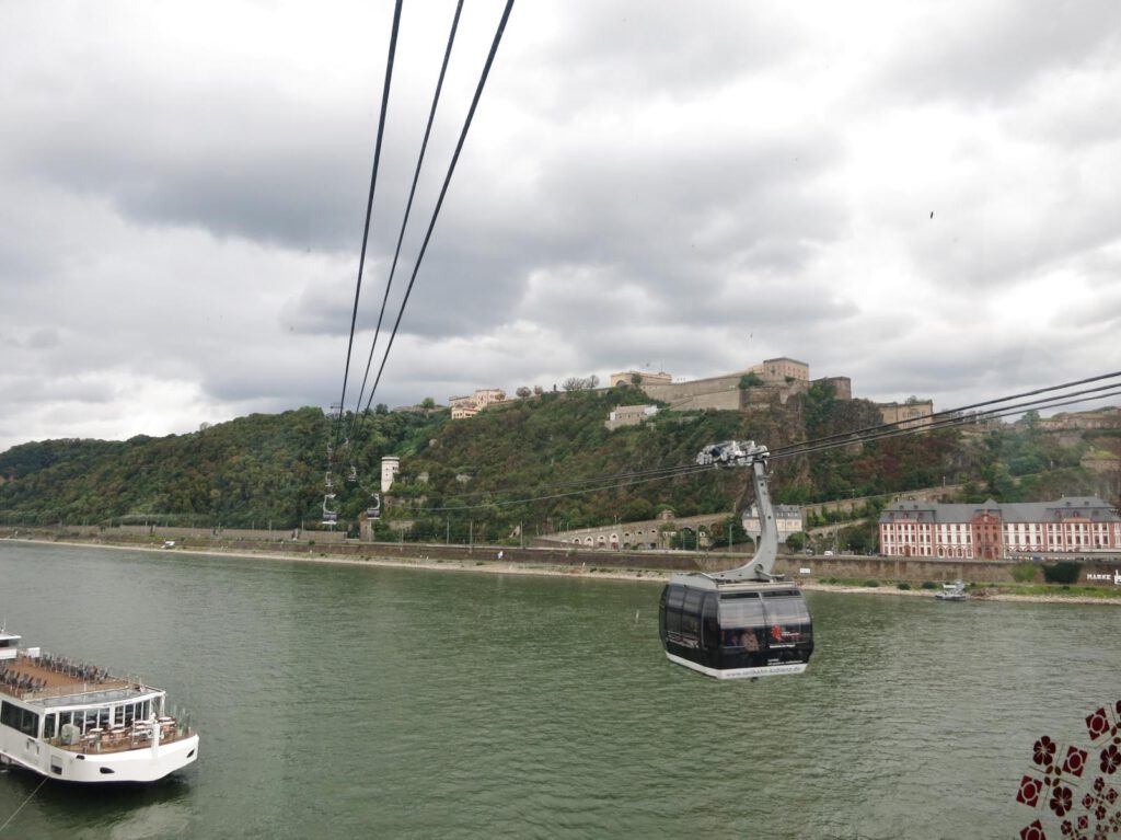 in der Seilbahn Koblenz 