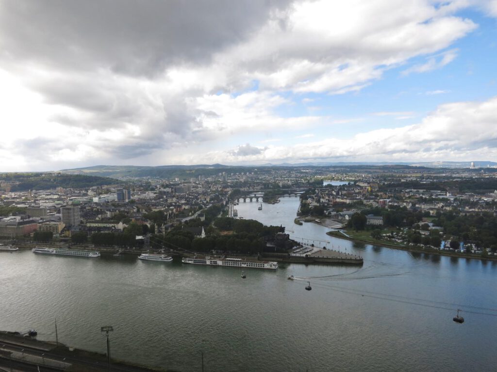 Blick Richtung Koblenz 