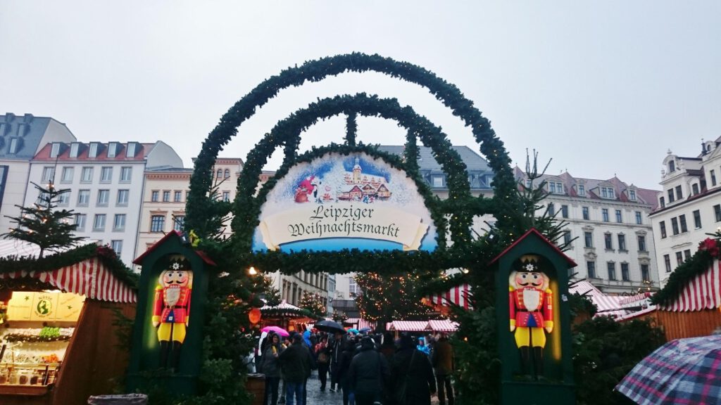 Weihnachtsmarkt Marktplatz Leipzig
