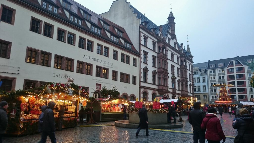 Weihnachtsmarkt an der Nikolaikirche