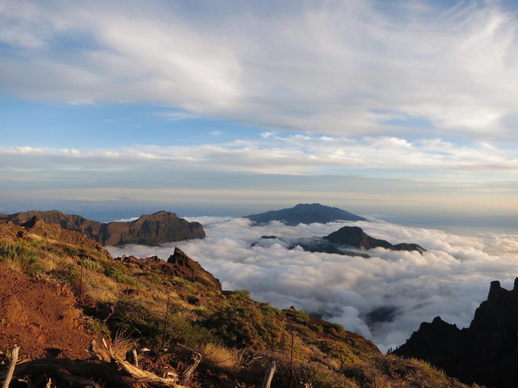 Sonnenuntergang auf dem Roque de los Muchachos 