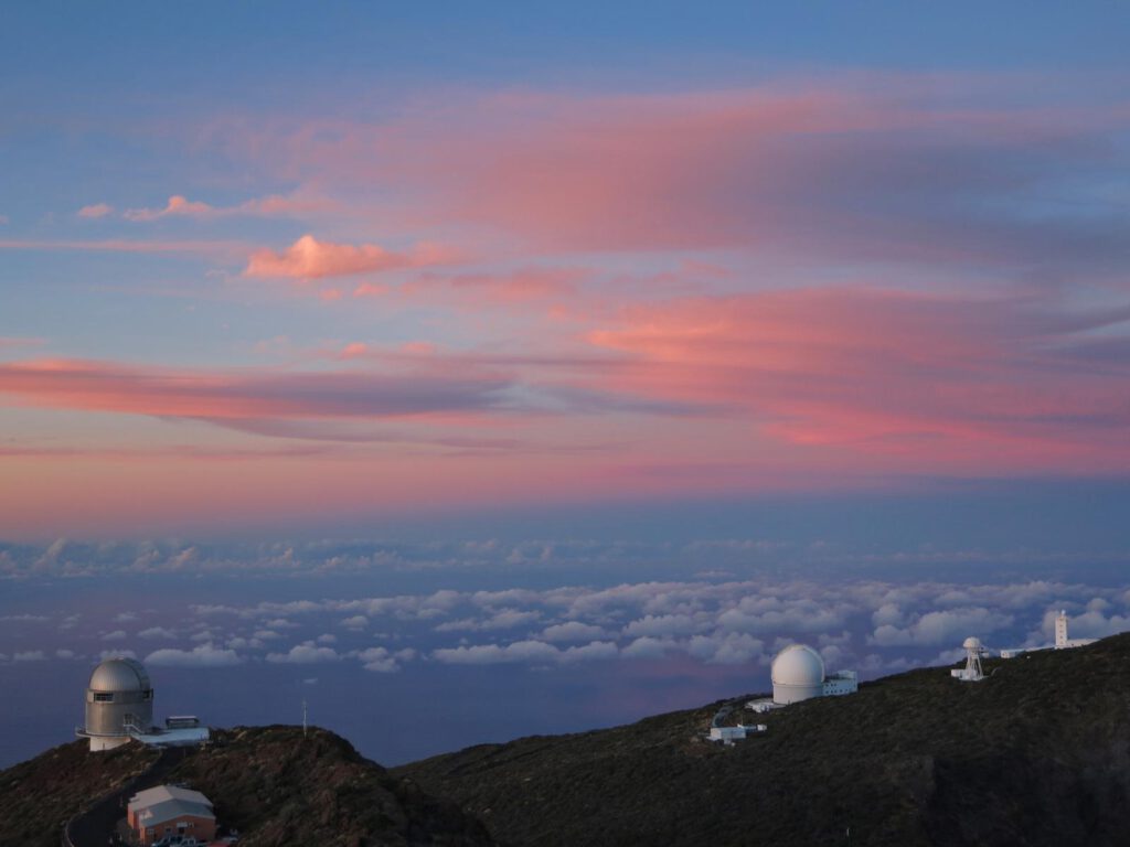  Sonnenuntergang auf dem Roque de los Muchachos 