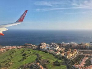 Landeanflug Teneriffa 