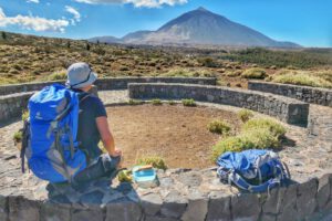 Picknickplatz mit Blick zum Teide