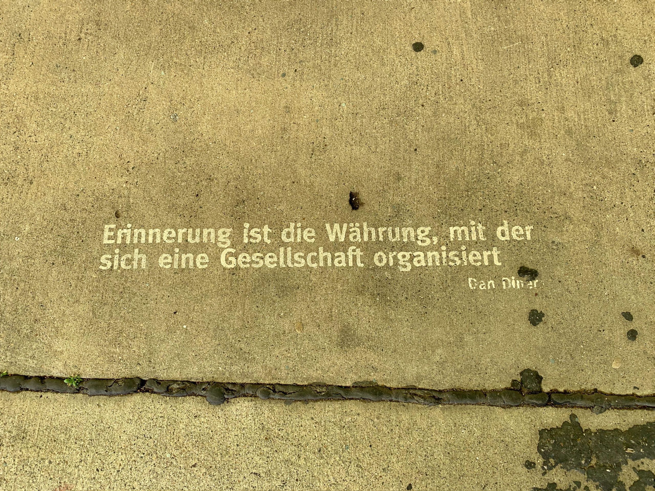 Zitat in Marienborn in der Grenzgedenkstätte