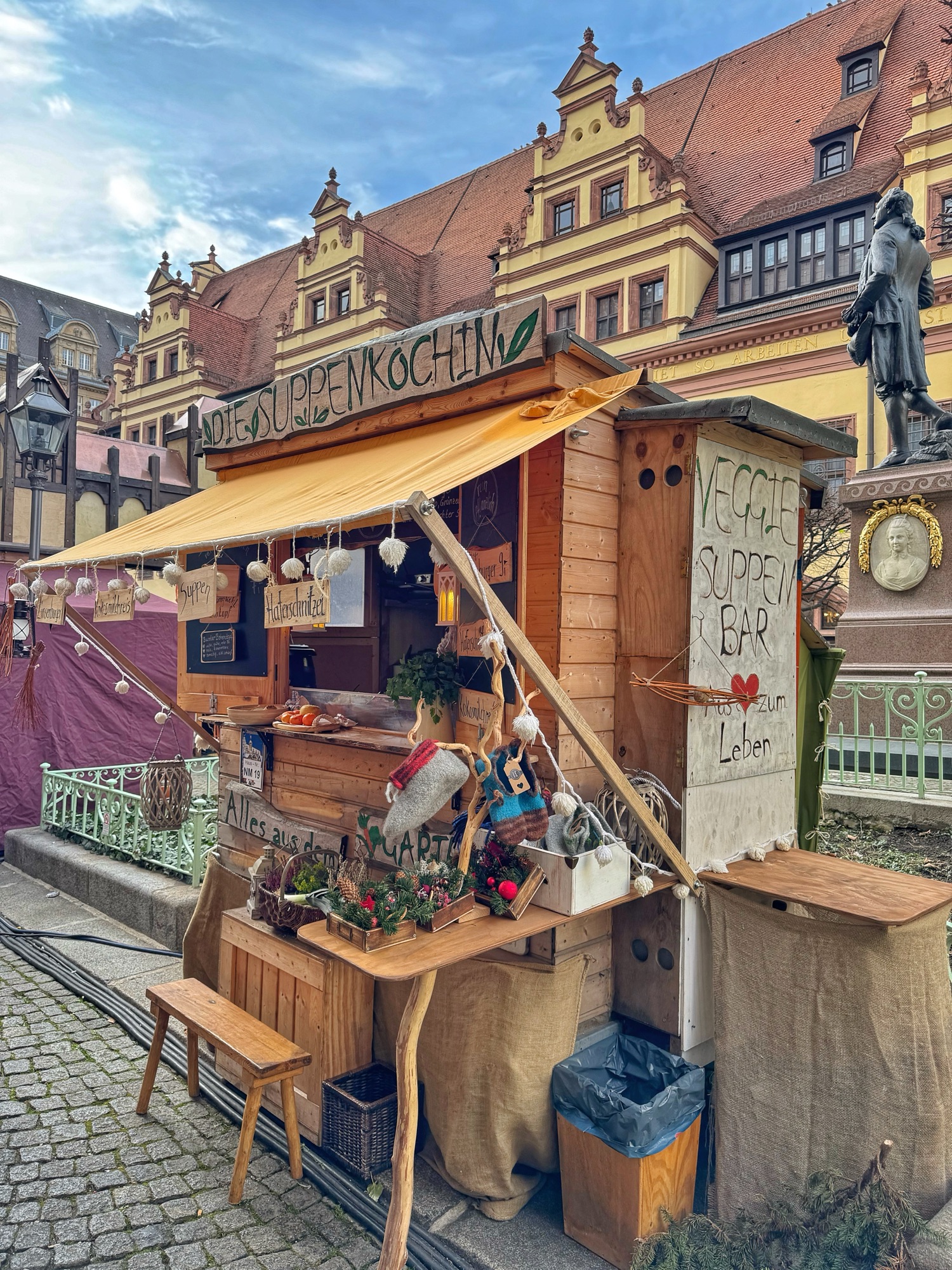 Weihnachtsmarkt auf dem Naschmarkt Leipzig
