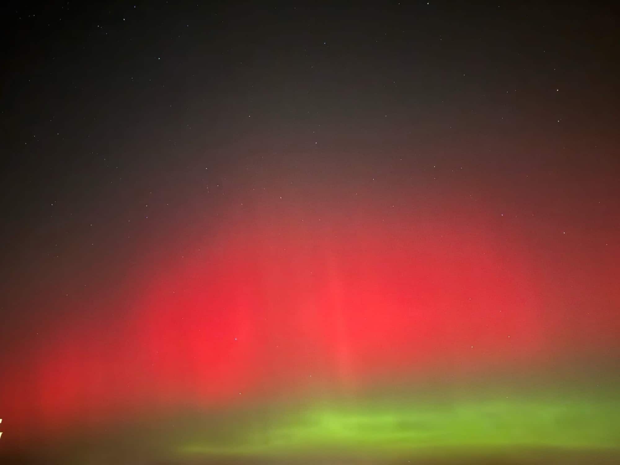 Polarlicht über Potsdam