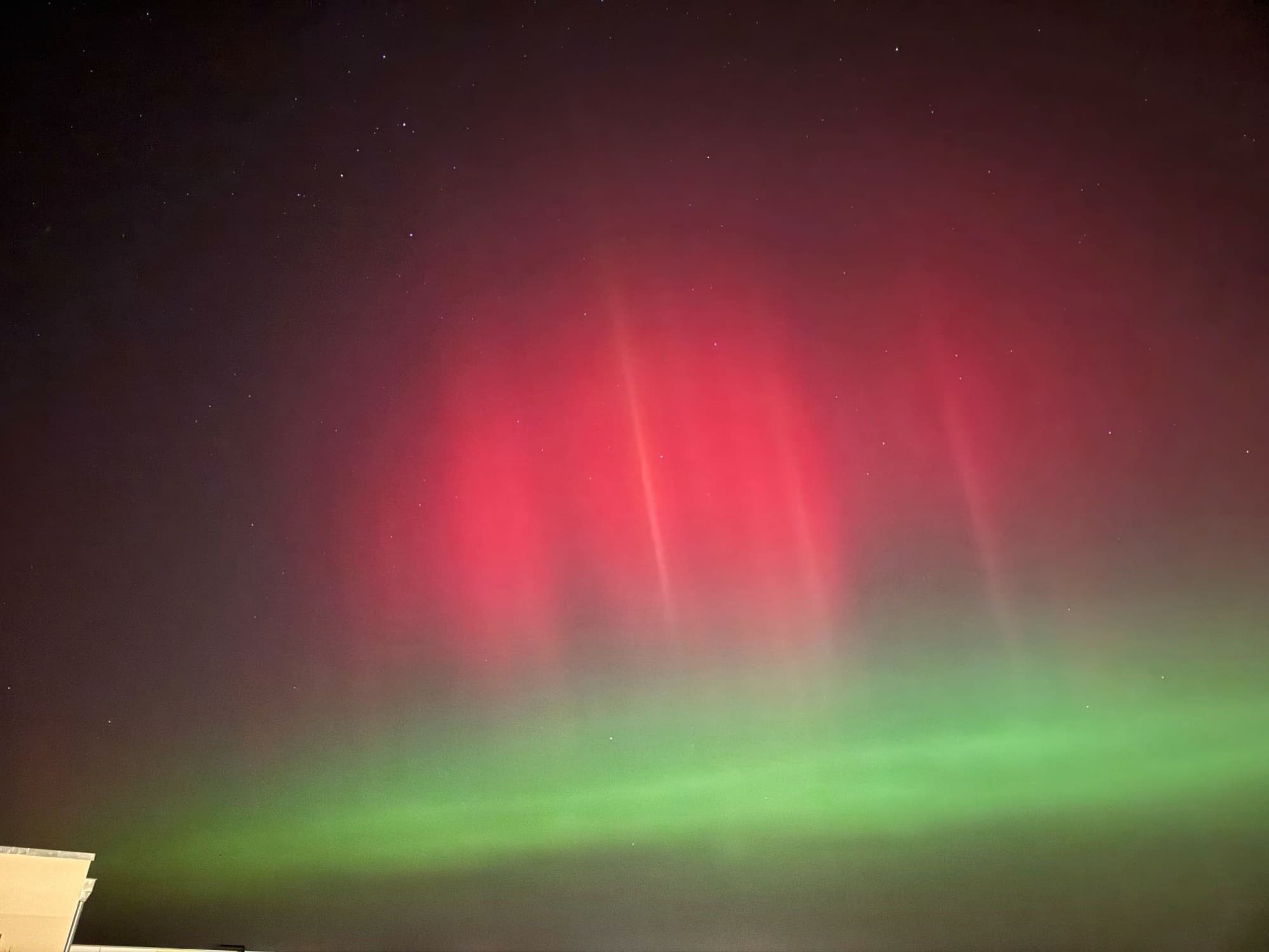 Polarlichter über Potsdam